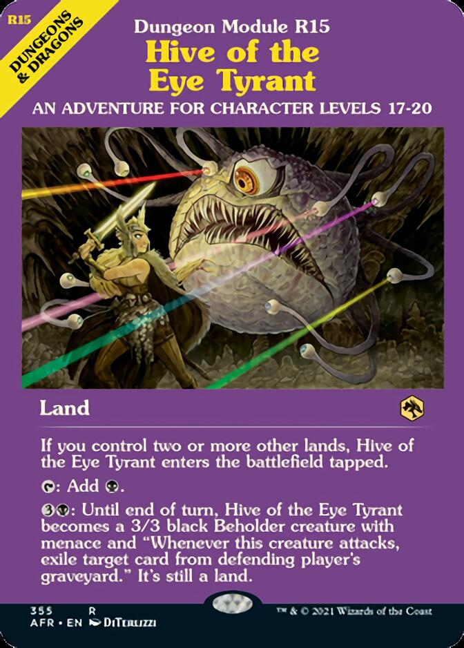 Hive of the Eye Tyrant (Dungeon Module) [Dungeons & Dragons: Adventures in the Forgotten Realms] | Fandemonia Ltd