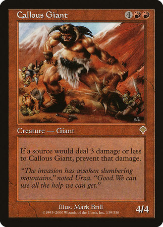 Callous Giant [Invasion] | Fandemonia Ltd