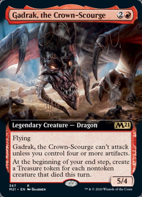 Gadrak, the Crown-Scourge (Extended Art) [Core Set 2021] | Fandemonia Ltd