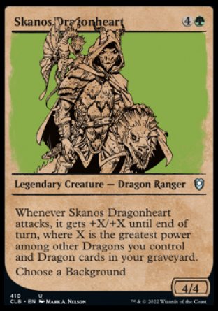 Skanos Dragonheart (Showcase) [Commander Legends: Battle for Baldur's Gate] | Fandemonia Ltd