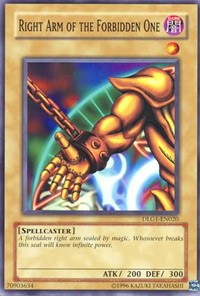 Right Arm of the Forbidden One [DLG1-EN020] Common | Fandemonia Ltd