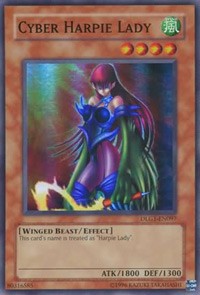 Cyber Harpie Lady [DLG1-EN097] Super Rare | Fandemonia Ltd