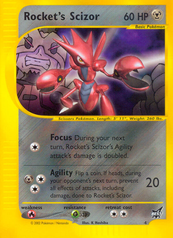 Rocket's Scizor (4) [Best of Promos] | Fandemonia Ltd