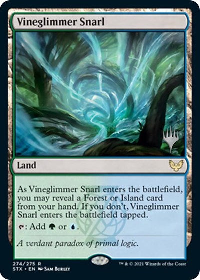 Vineglimmer Snarl (Promo Pack) [Strixhaven: School of Mages Promos] | Fandemonia Ltd