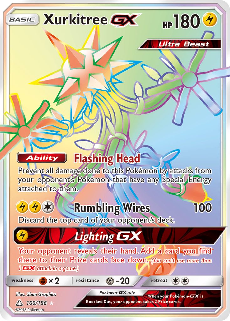 Xurkitree GX (160/156) [Sun & Moon: Ultra Prism] | Fandemonia Ltd