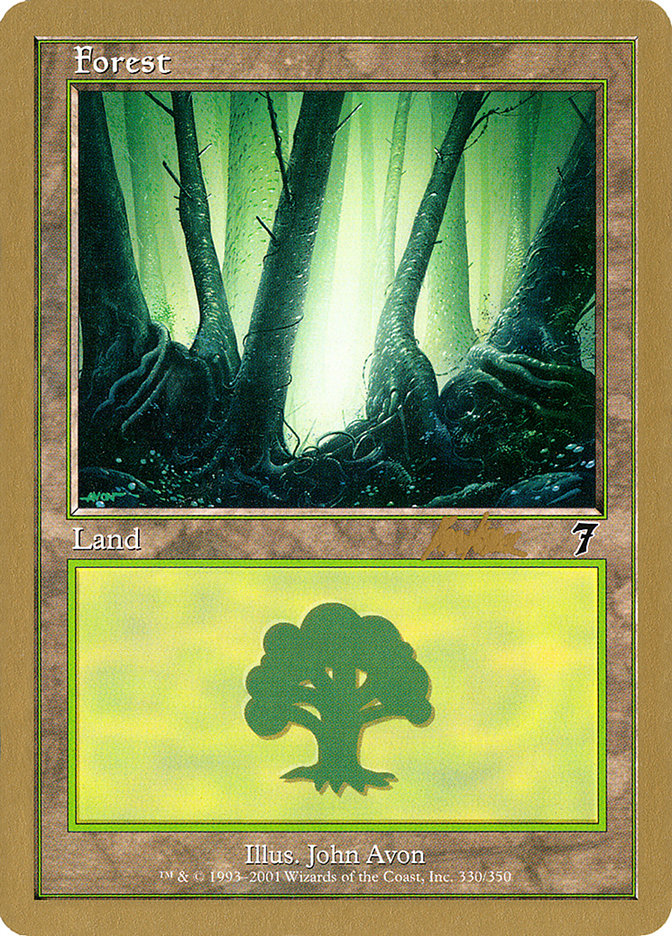 Forest (bk330) (Brian Kibler) [World Championship Decks 2002] | Fandemonia Ltd