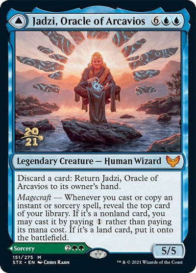 Jadzi, Oracle of Arcavios // Journey to the Oracle [Strixhaven: School of Mages Prerelease Promos] | Fandemonia Ltd