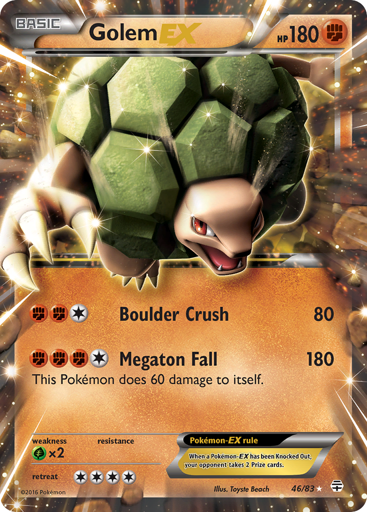 Golem EX (46/83) [XY: Generations] | Fandemonia Ltd