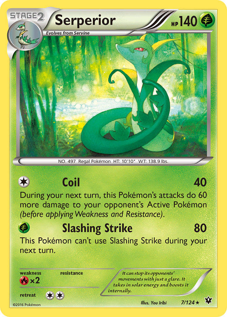 Serperior (7/124) [XY: Fates Collide] | Fandemonia Ltd