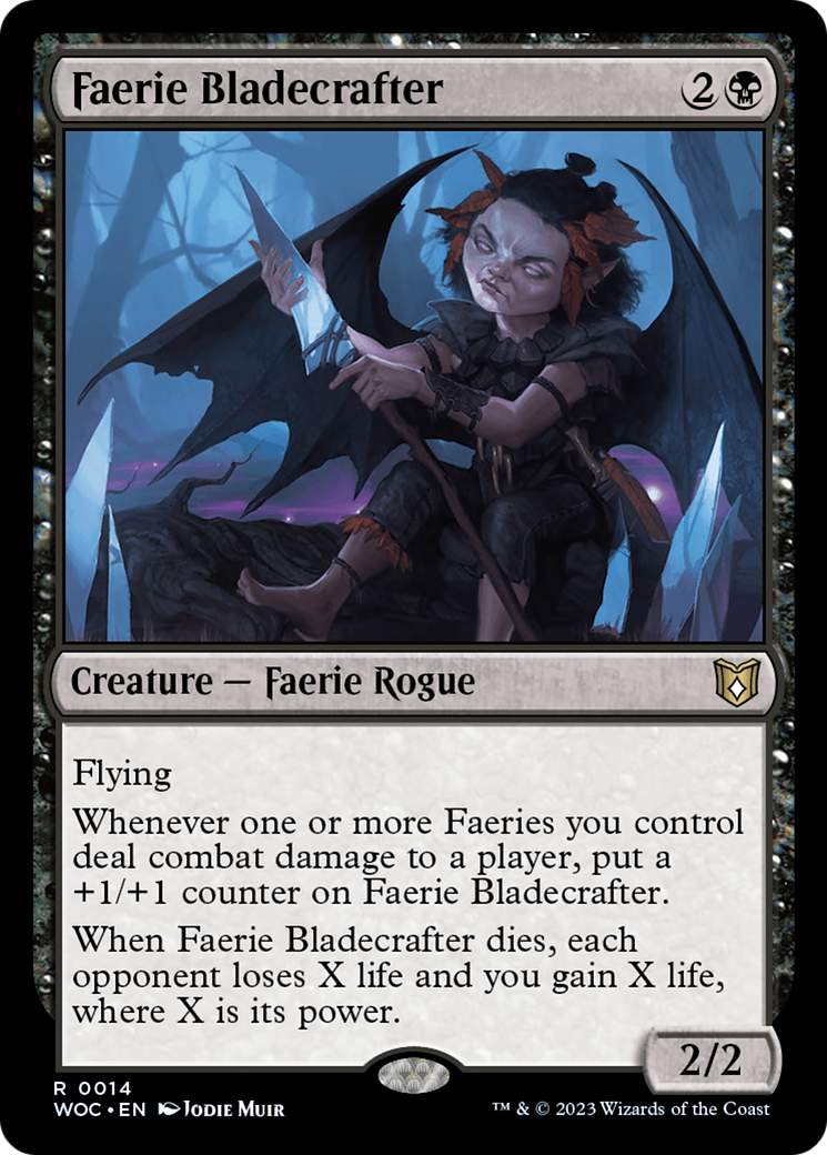 Faerie Bladecrafter [Wilds of Eldraine Commander] | Fandemonia Ltd