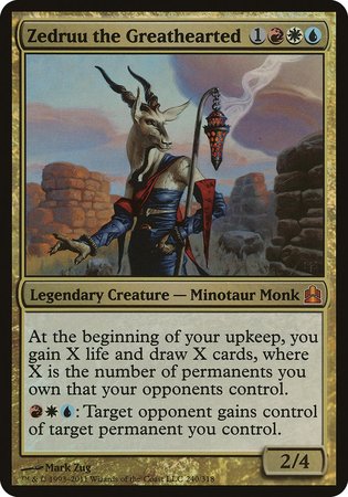 Zedruu the Greathearted (Oversized) [Commander 2011 Oversized] | Fandemonia Ltd