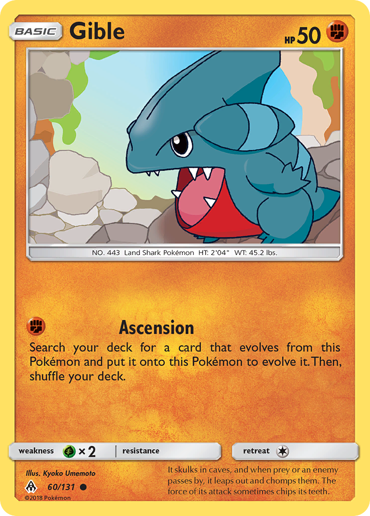 Gible (60/131) [Sun & Moon: Forbidden Light] | Fandemonia Ltd