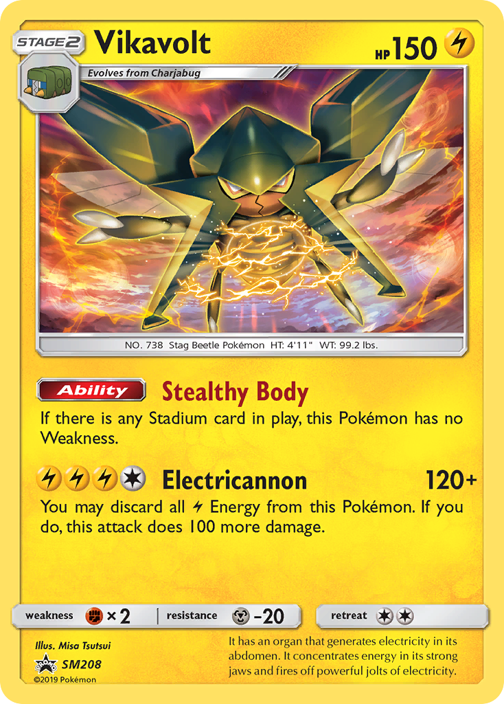 Vikavolt (SM208) [Sun & Moon: Black Star Promos] | Fandemonia Ltd