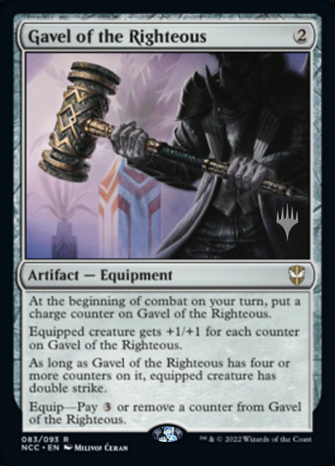 Gavel of the Righteous (Promo Pack) [Streets of New Capenna Commander Promos] | Fandemonia Ltd