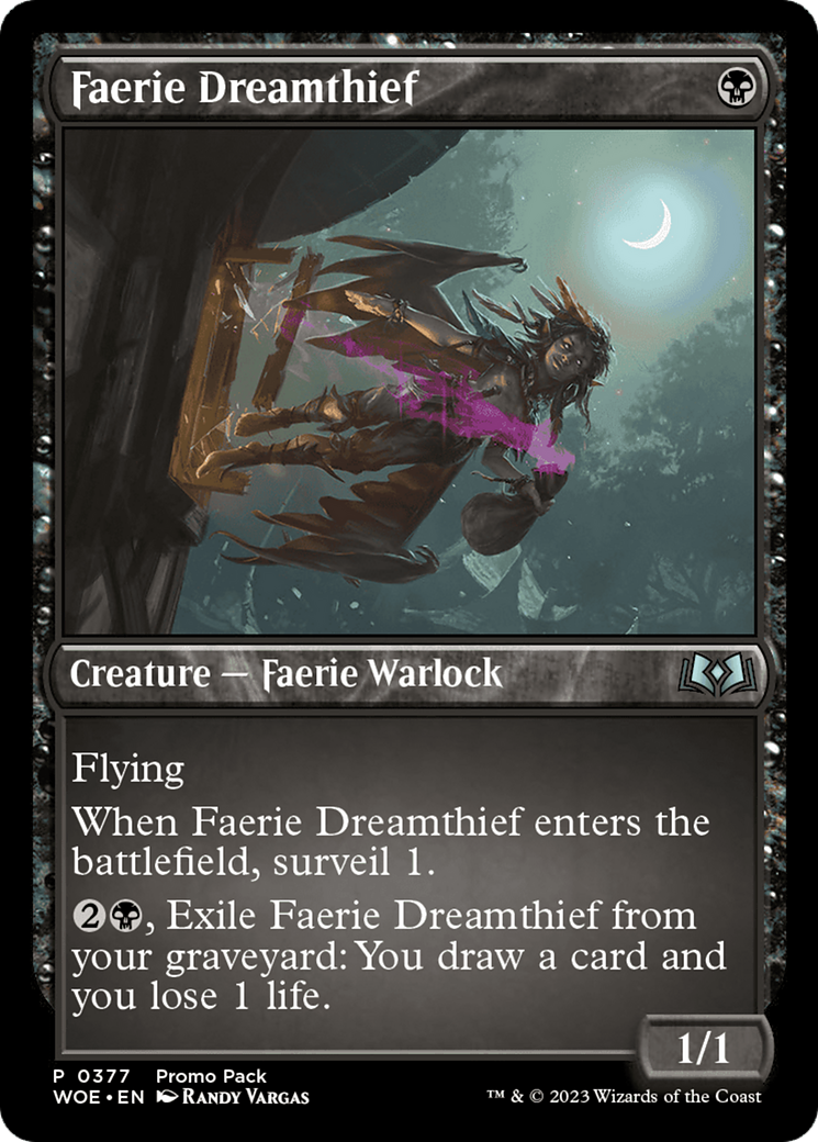 Faerie Dreamthief (Promo Pack) [Wilds of Eldraine Promos] | Fandemonia Ltd