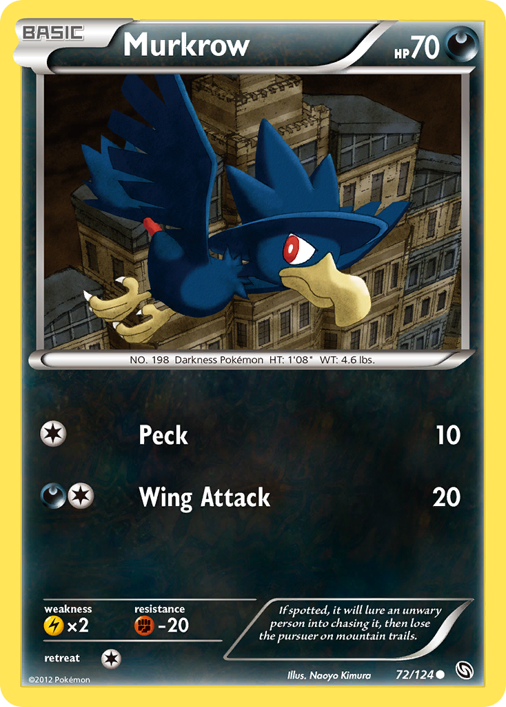 Murkrow (72/124) [Black & White: Dragons Exalted] | Fandemonia Ltd