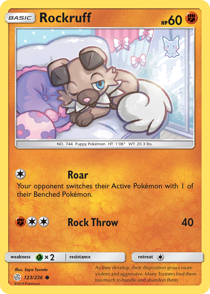 Rockruff (123/236) [Sun & Moon: Cosmic Eclipse] | Fandemonia Ltd