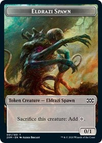 Eldrazi Spawn // Germ Double-sided Token [Double Masters Tokens] | Fandemonia Ltd