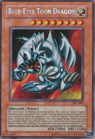 Blue-Eyes Toon Dragon [SRL-000] Secret Rare | Fandemonia Ltd