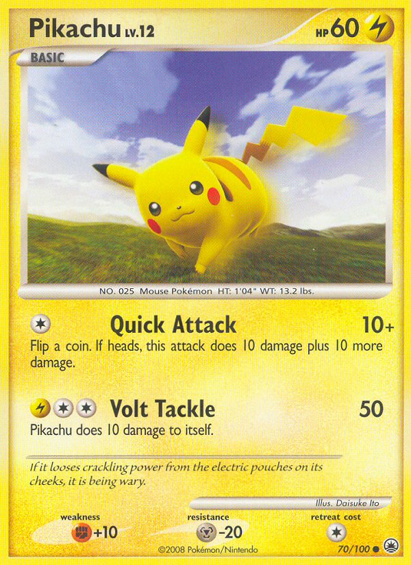 Pikachu (70/100) [Diamond & Pearl: Majestic Dawn] | Fandemonia Ltd