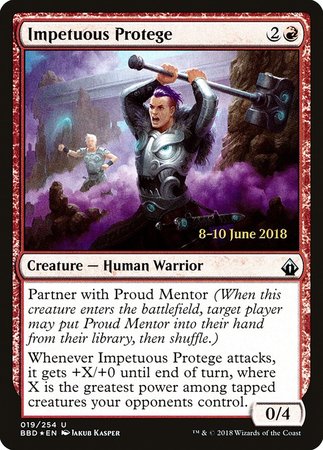 Impetuous Protege [Battlebond Promos] | Fandemonia Ltd