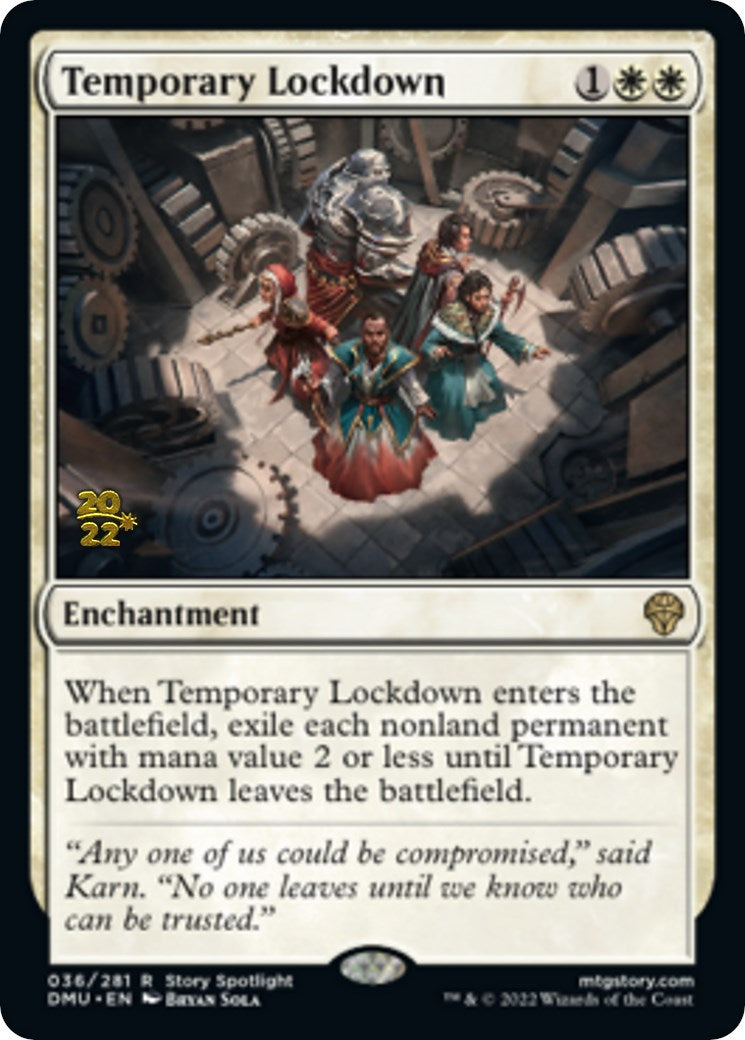 Temporary Lockdown [Dominaria United Prerelease Promos] | Fandemonia Ltd