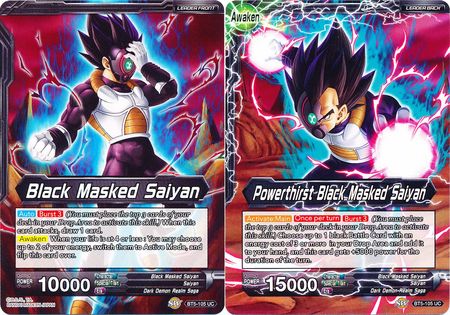 Black Masked Saiyan // Powerthirst Black Masked Saiyan (BT5-105) [Miraculous Revival] | Fandemonia Ltd