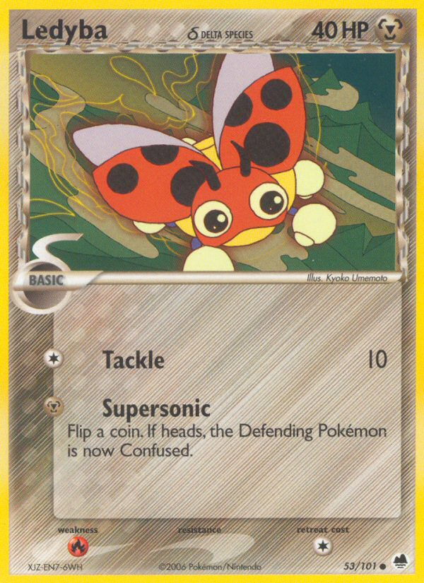 Ledyba (53/101) (Delta Species) [EX: Dragon Frontiers] | Fandemonia Ltd