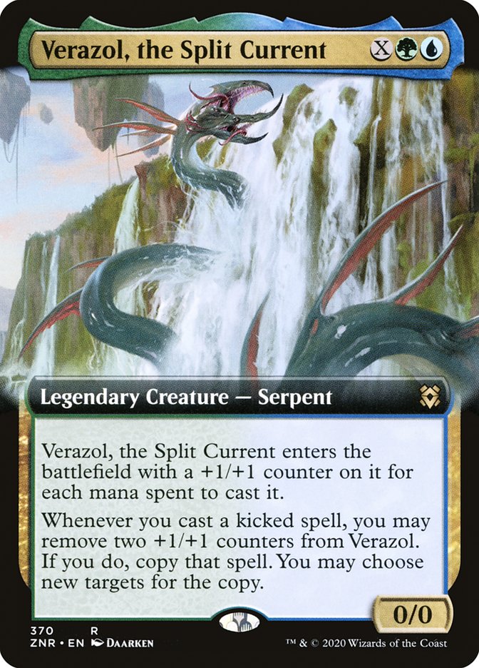 Verazol, the Split Current (Extended Art) [Zendikar Rising] | Fandemonia Ltd