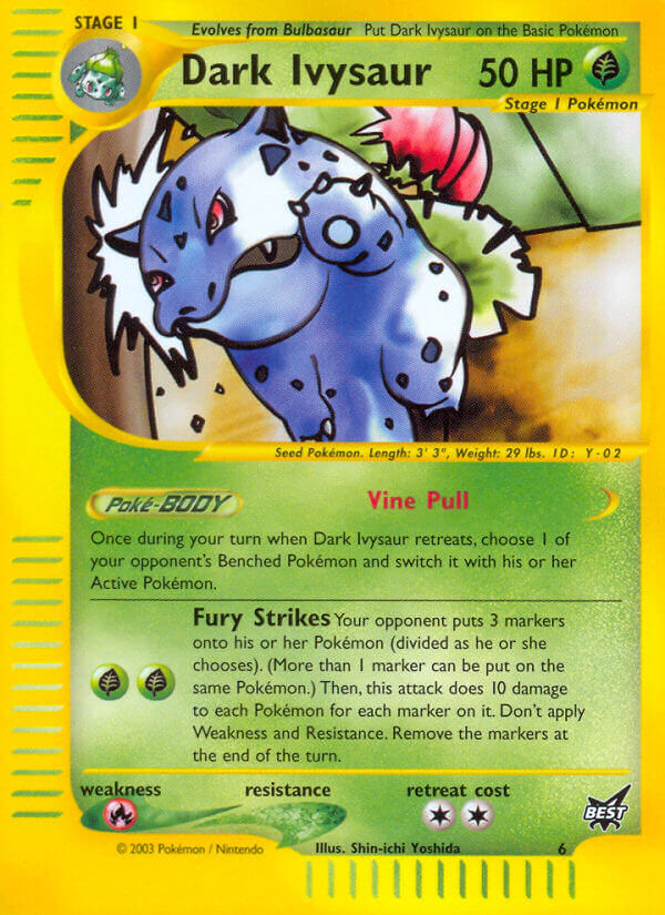 Dark Ivysaur (6) [Best of Promos] | Fandemonia Ltd