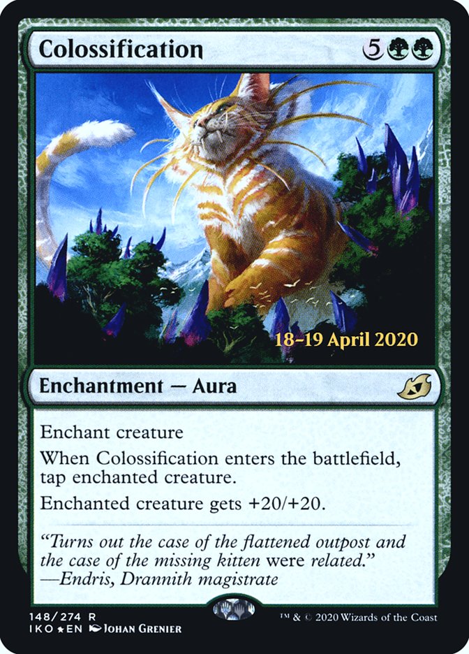 Colossification  [Ikoria: Lair of Behemoths Prerelease Promos] | Fandemonia Ltd