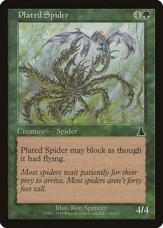 Plated Spider [Urza's Destiny] | Fandemonia Ltd