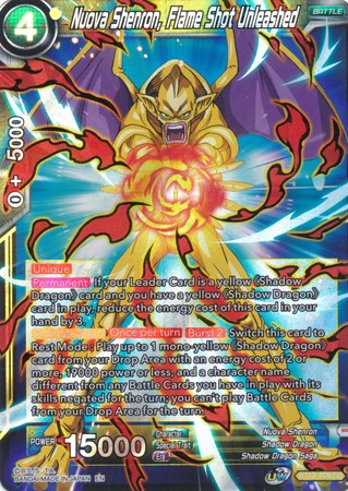 Nuova Shenron, Flame Shot Unleashed [BT12-109] | Fandemonia Ltd