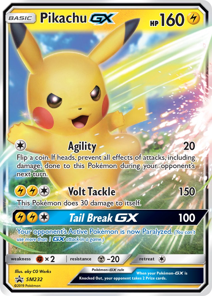 Pikachu GX (SM232) [Sun & Moon: Black Star Promos] | Fandemonia Ltd