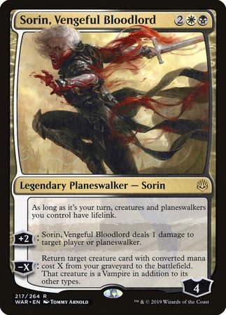 Sorin, Vengeful Bloodlord [War of the Spark] | Fandemonia Ltd