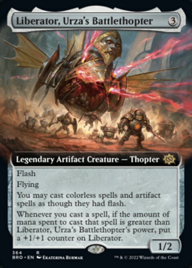 Liberator, Urza's Battlethopter (Extended Art) [The Brothers' War] | Fandemonia Ltd