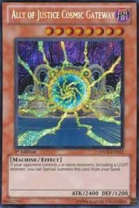 Ally of Justice Cosmic Gateway [HA02-EN022] Secret Rare | Fandemonia Ltd