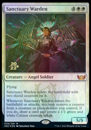 Sanctuary Warden [Streets of New Capenna Prerelease Promos] | Fandemonia Ltd