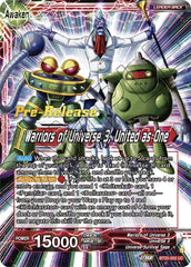 Paparoni // Warriors of Universe 3, United as One (BT20-002) [Power Absorbed Prerelease Promos] | Fandemonia Ltd