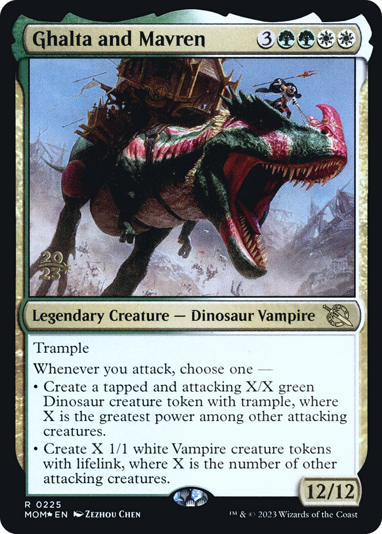 Ghalta and Mavren [March of the Machine Prerelease Promos] | Fandemonia Ltd