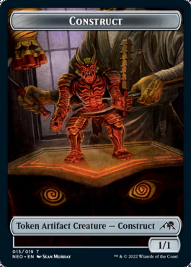 Construct (015) // Blood (017) Double-sided Token [Challenger Decks 2022 Tokens] | Fandemonia Ltd