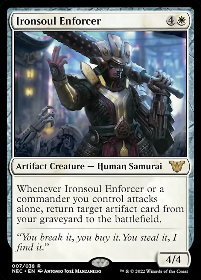 Ironsoul Enforcer [Kamigawa: Neon Dynasty Commander] | Fandemonia Ltd