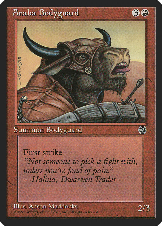 Anaba Bodyguard (Halina Flavor Text) [Homelands] | Fandemonia Ltd