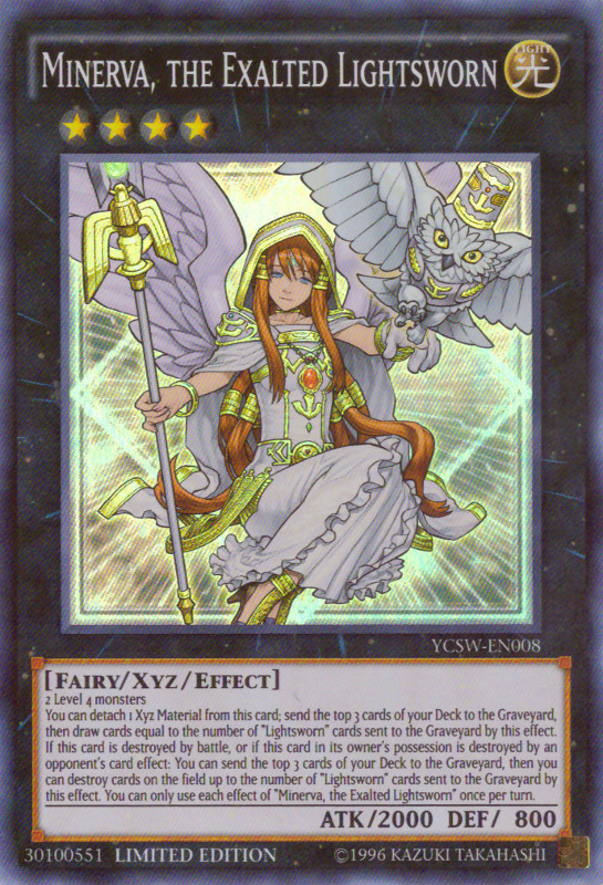 Minerva, the Exalted Lightsworn [YCSW-EN008] Super Rare | Fandemonia Ltd