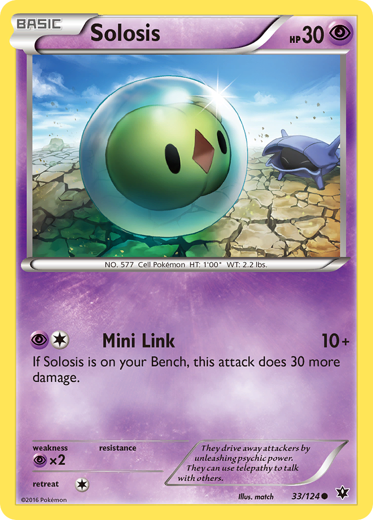 Solosis (33/124) [XY: Fates Collide] | Fandemonia Ltd