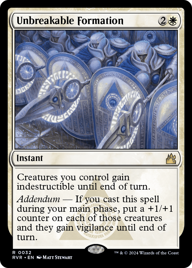 Unbreakable Formation [Ravnica Remastered] | Fandemonia Ltd