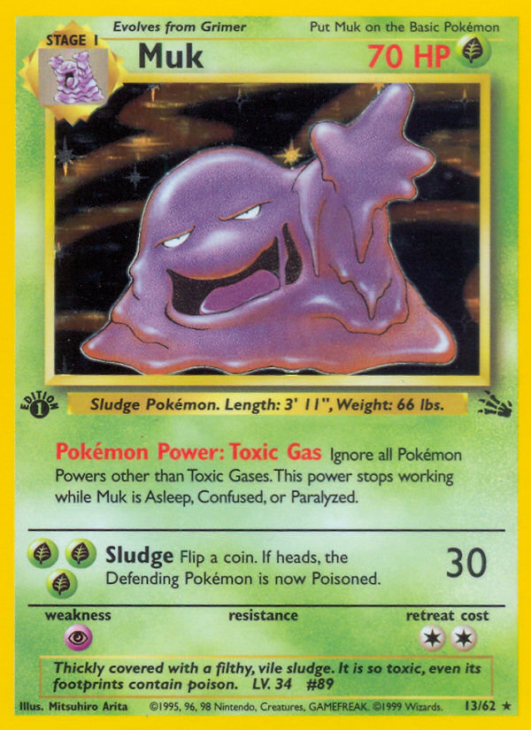 Muk (13/62) [Fossil 1st Edition] | Fandemonia Ltd