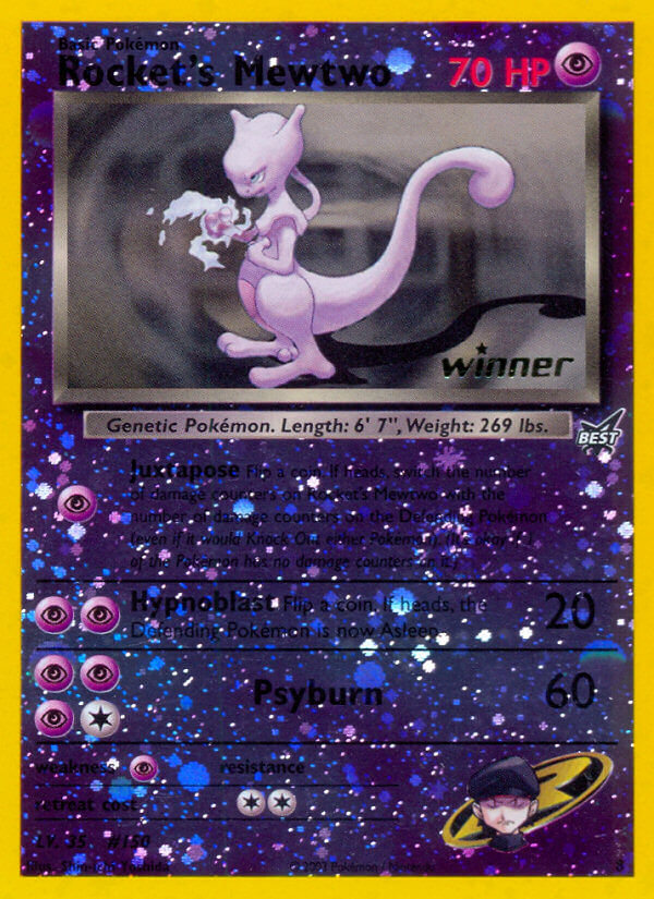 Rocket's Mewtwo (8) [Best of Promos] | Fandemonia Ltd