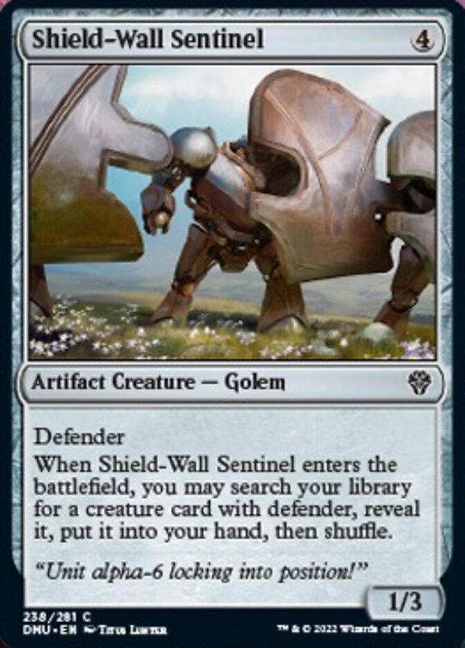 Shield-Wall Sentinel [Dominaria United] | Fandemonia Ltd