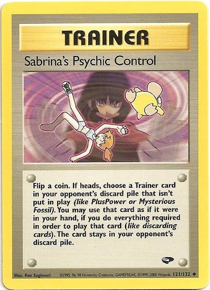 Sabrina's Psychic Control (121/132) [Gym Challenge Unlimited] | Fandemonia Ltd